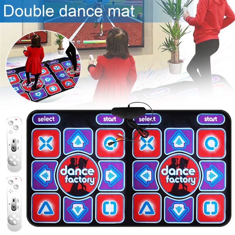 Double Dancing Mat Sports Fitness Games
