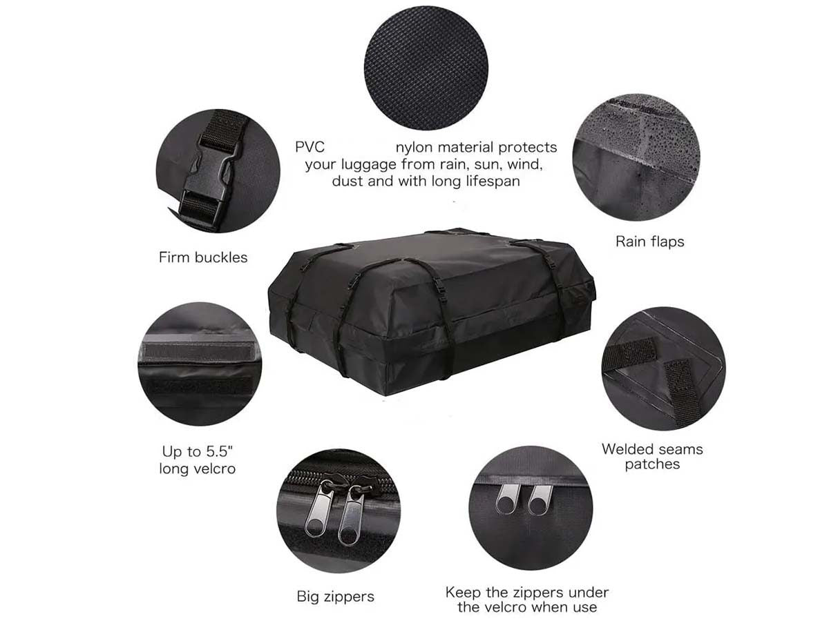 425L Car Roof Bag for Cars with Roof Racks