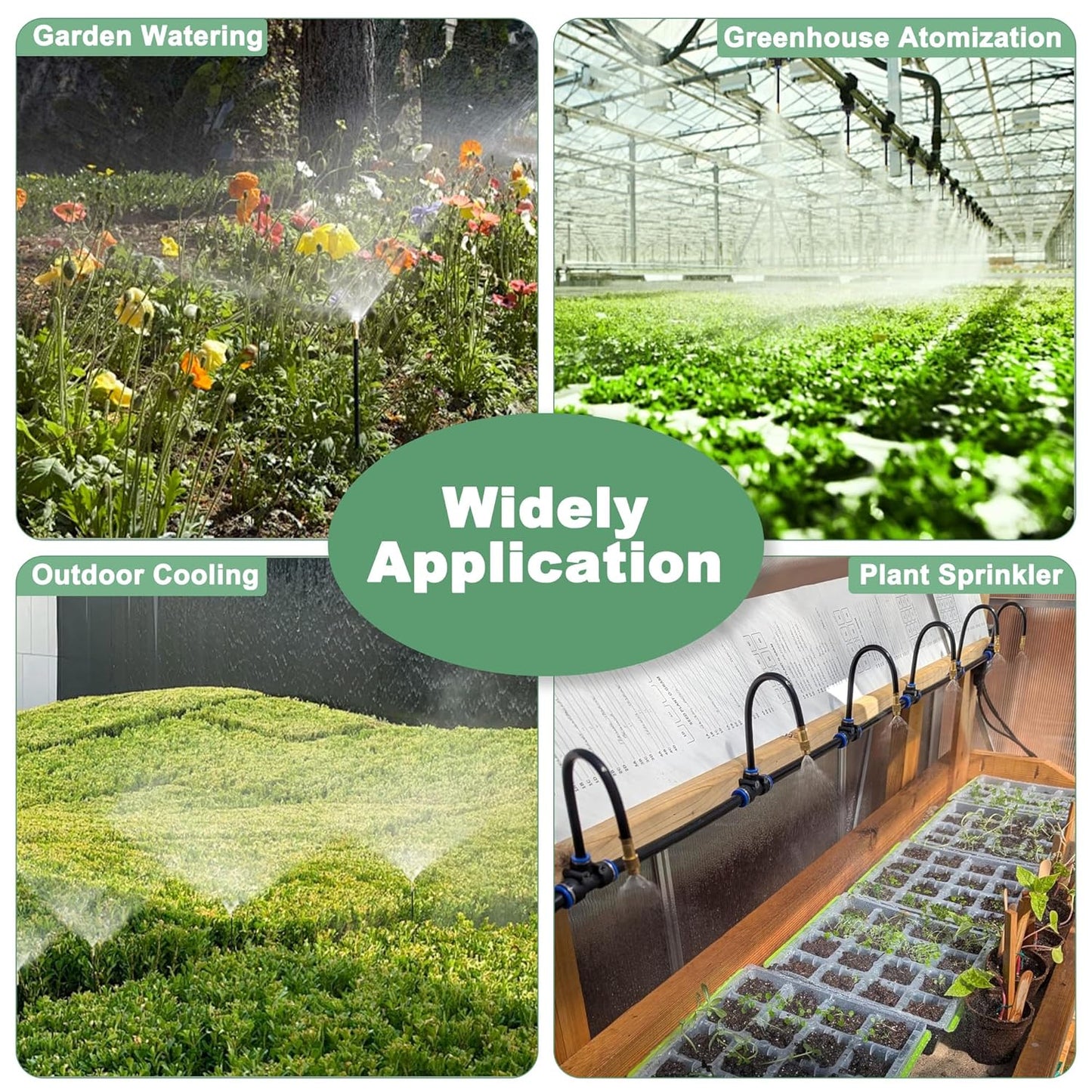 15M Adjustable Watering Irrigation Misting System Kit