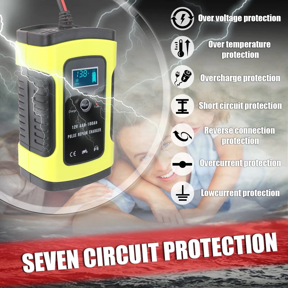 Car Battery Charger 12V