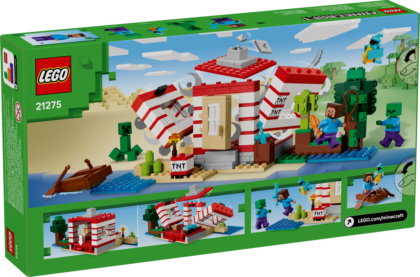 LEGO Minecraft: The TNT Jungle House (21275)