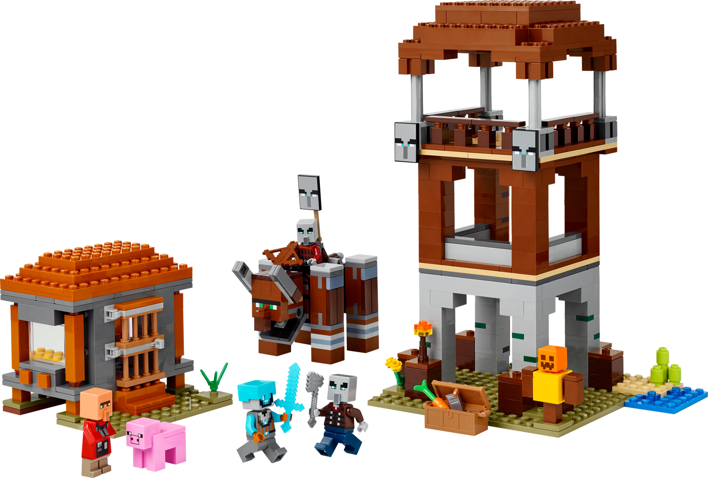 LEGO Minecraft: The Pillager Outpost and Ravager (21278)