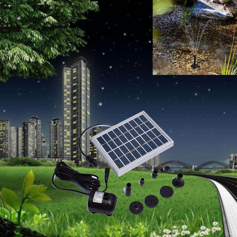 Solar-Powered Water Pump Brushless DC Solar Power Fountain