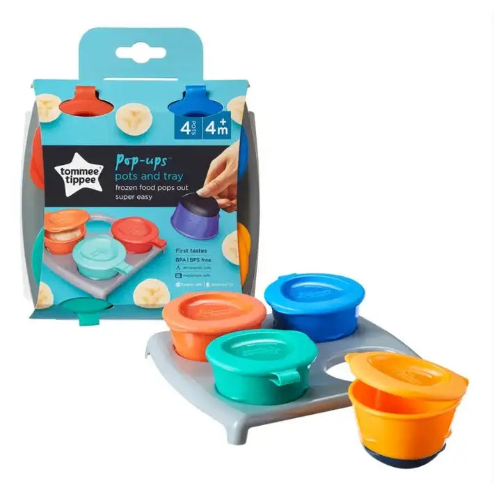 Tommee Tippee Pop-up Freezer Pots with tray
