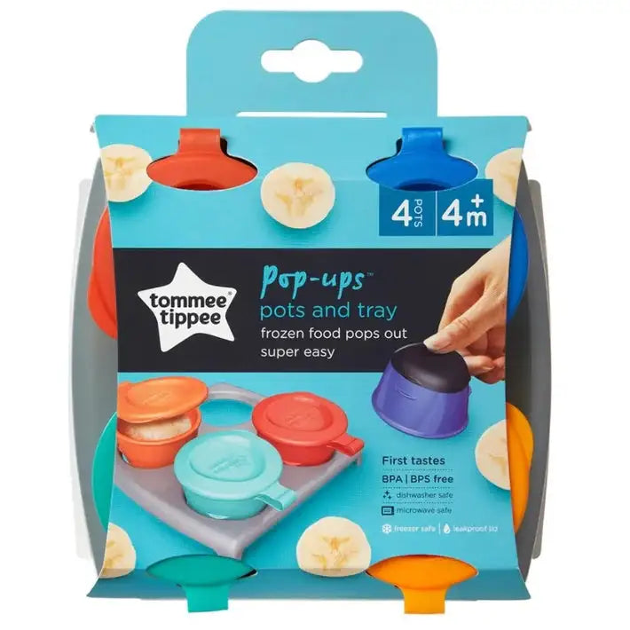Tommee Tippee Pop-up Freezer Pots with tray