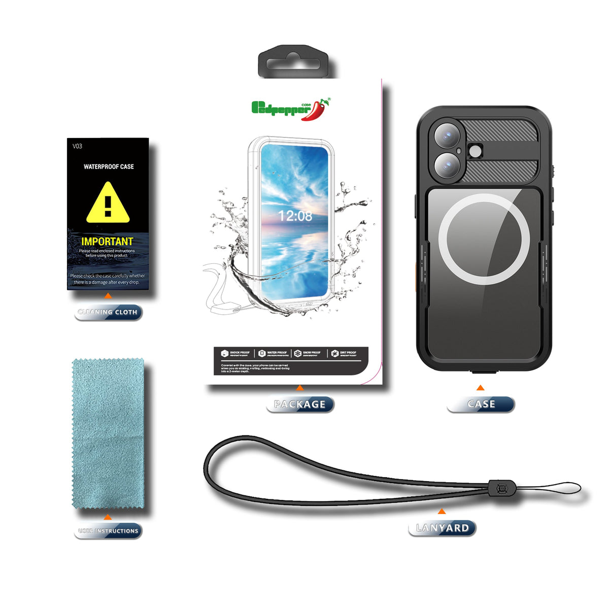 iPhone 17 Waterproof Case - salelink.co.nz