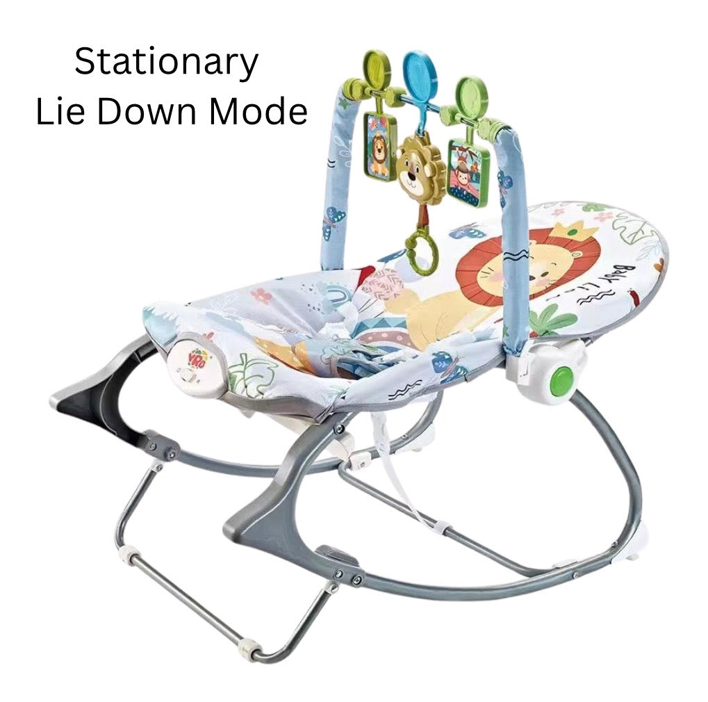 Infant-to-Toddler Baby Rocker – Multi-Stage Seat with Soothing Vibration & Toy Bar