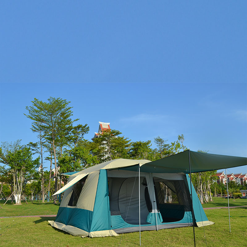 Camping Tent 420x305x210cm - Blue