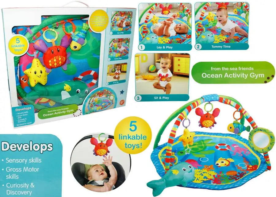 SKEP Blue Aquarium Play Gym - (27284)
