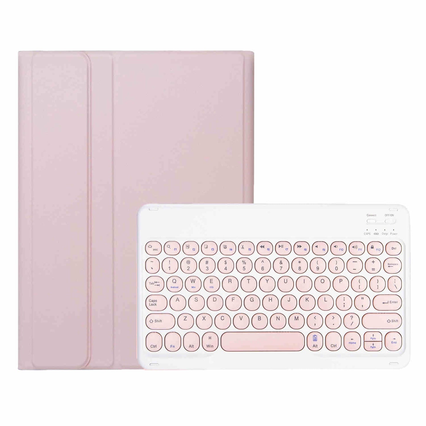 iPad 10Gen 10.9, iPad 11 (A16 2025) Keyboard Case - Pink