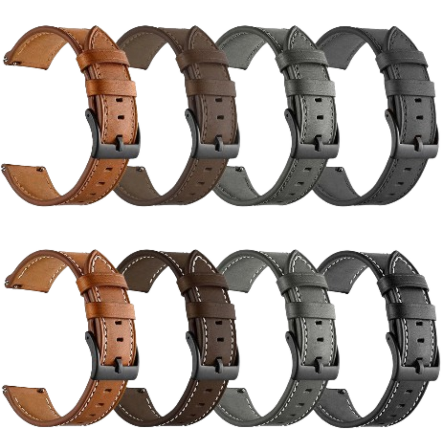 Leather Watch Strap for the Garmin Forerunner Series (available in 12 colours)