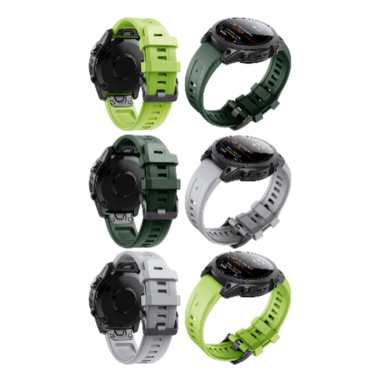 QuickFit Silicone Strap for the Garmin Epix Pro (47mm) (available in 12 colours)