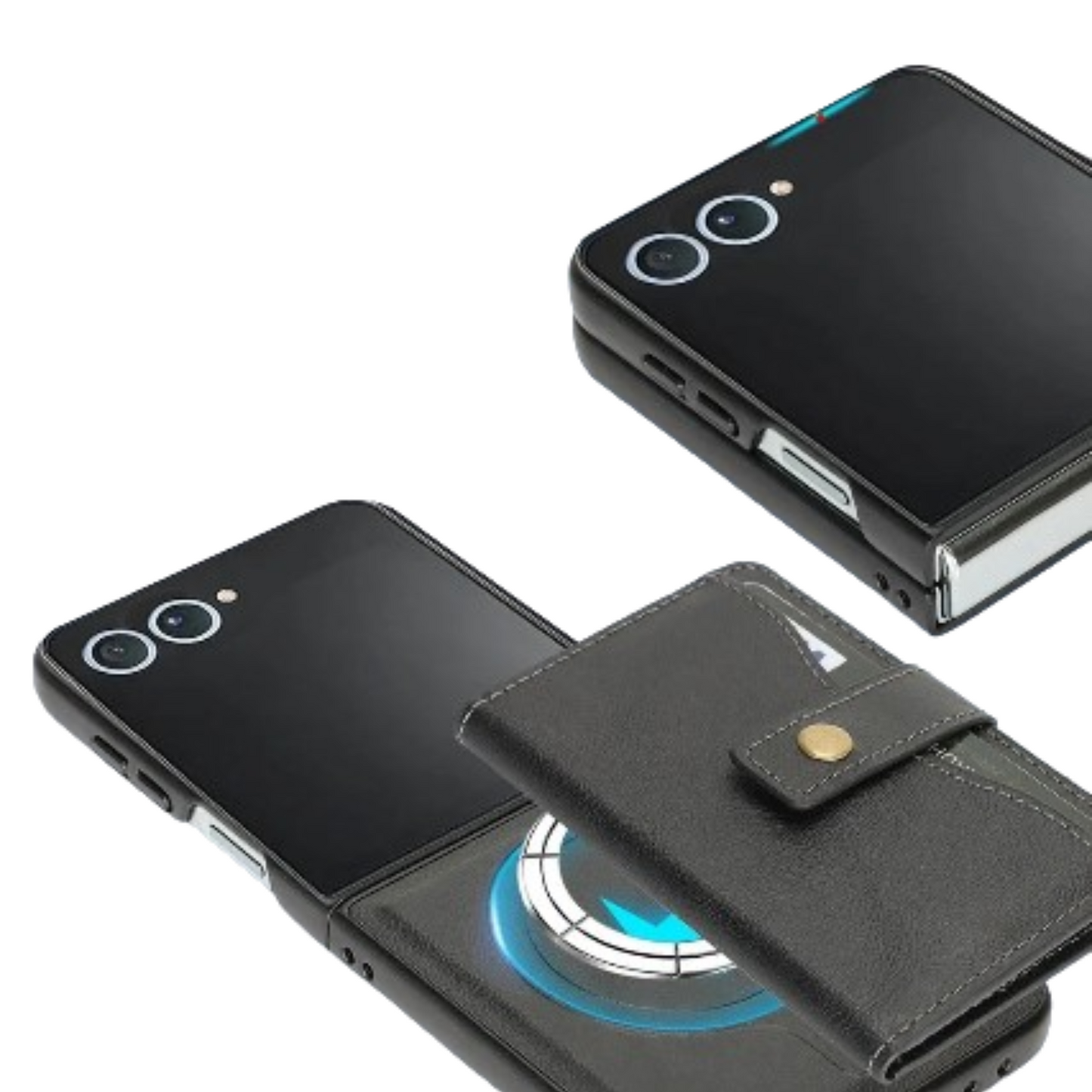 Wallet Leather Case for the Samsung Galaxy Z Flip7 (4 colours available)