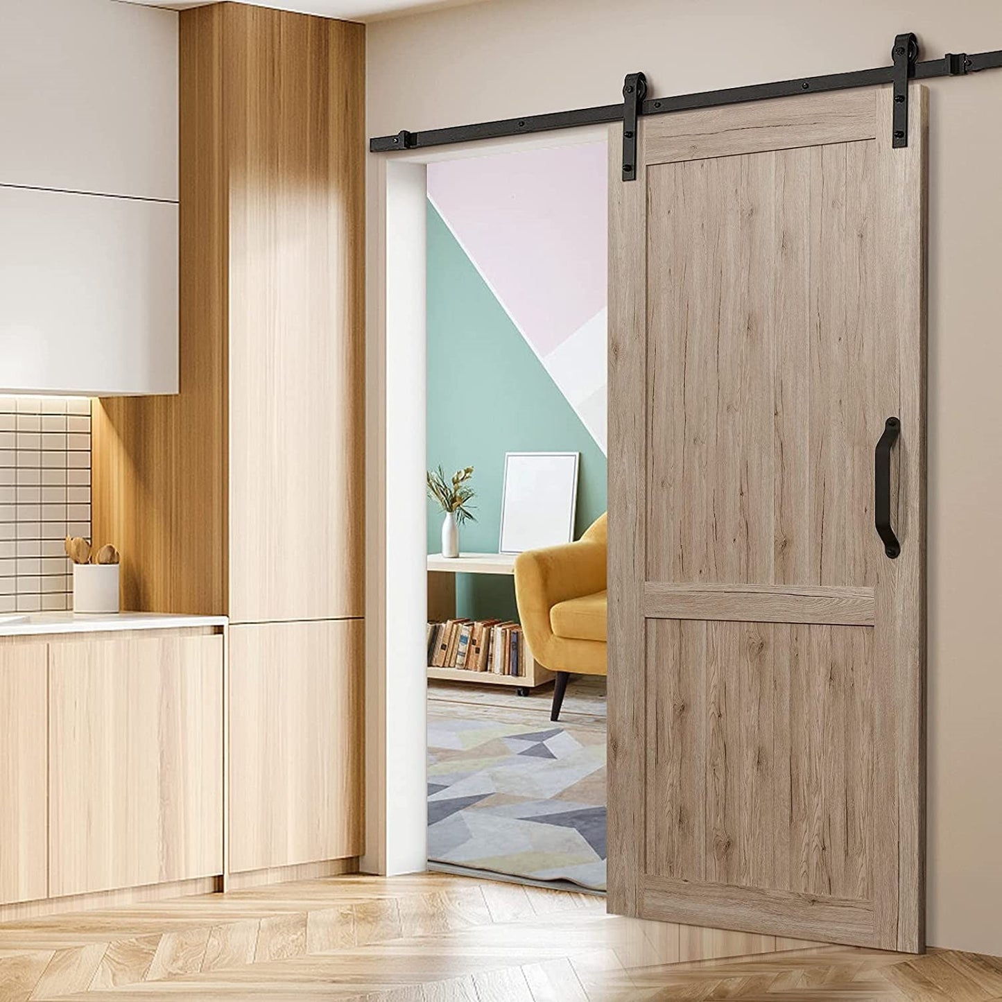 4M Sliding Barn Door Hardware Kit