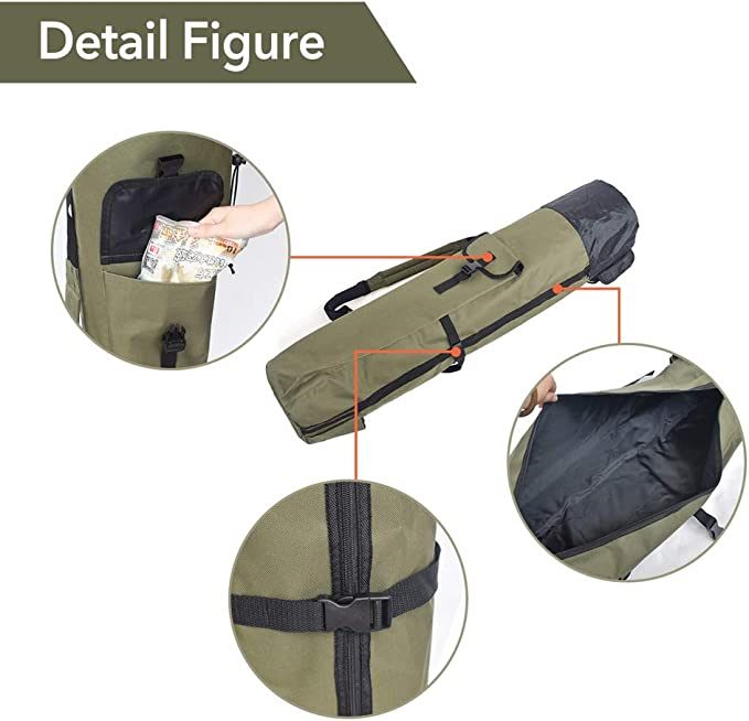 Fishing Rod Bag green