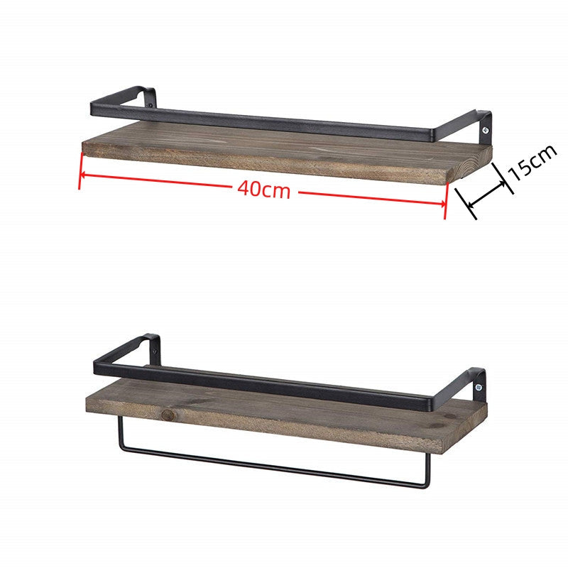 2pcs Floating Shelves Wall Mounted