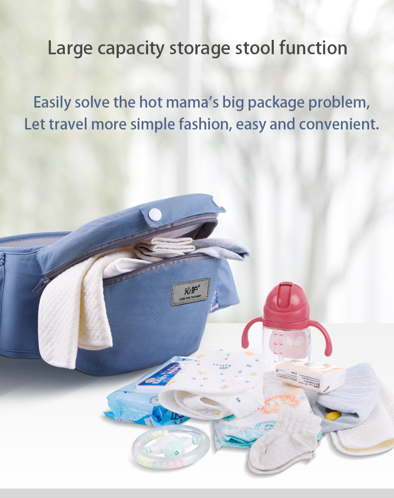 3 IN 1 BABY CARRIER HIPSEAT DARK BLUE