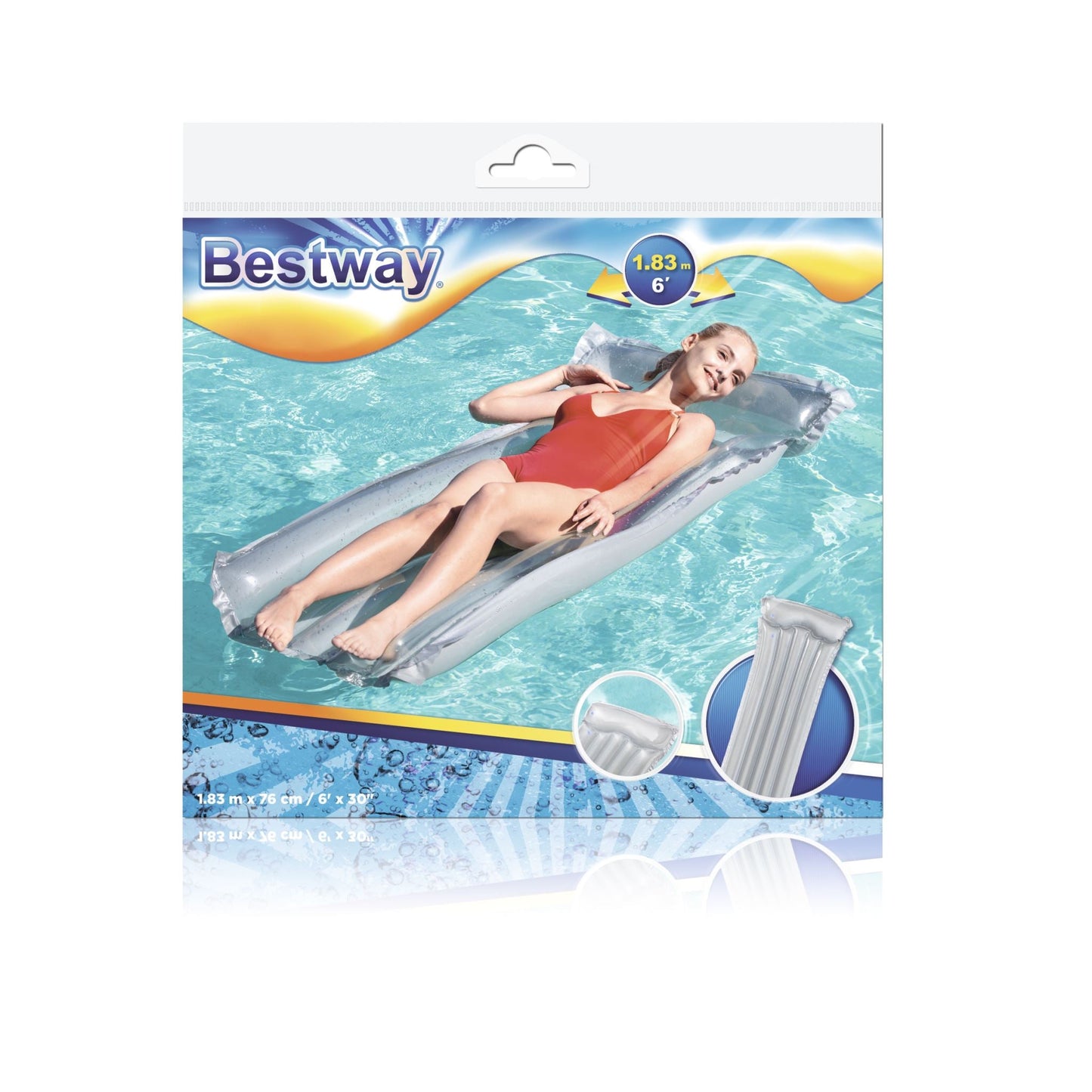 Bestway 44013 Floating Water Air Mattress Pool Float
