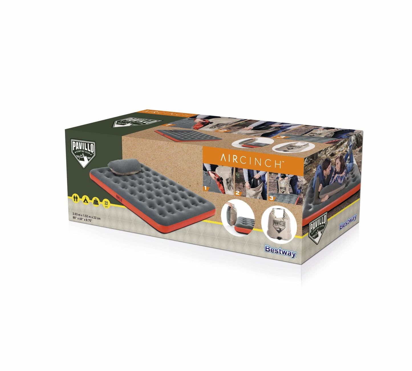 Bestway Air Bed Queen with pillow