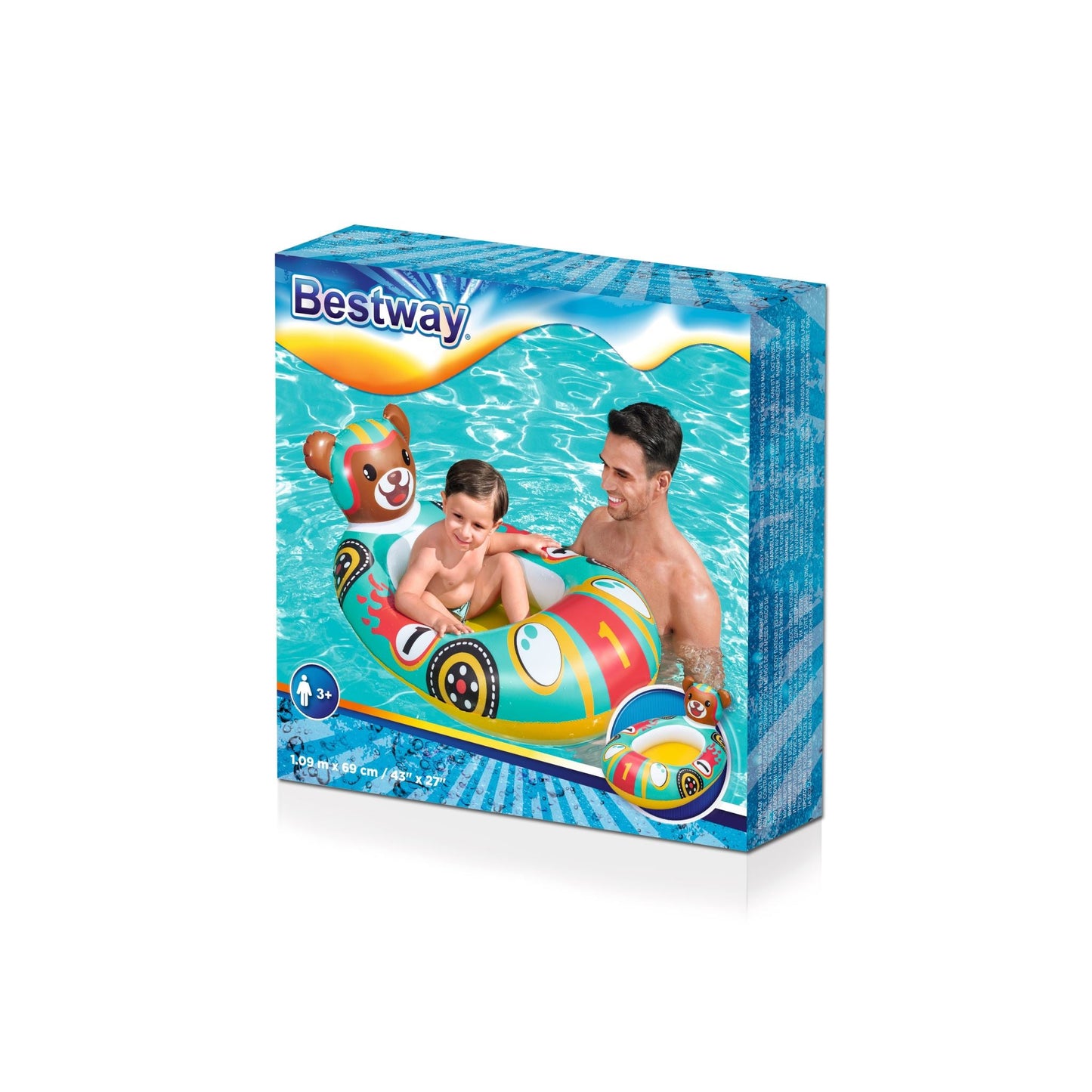 Bestway Inflatable Baby Boat-- Bear