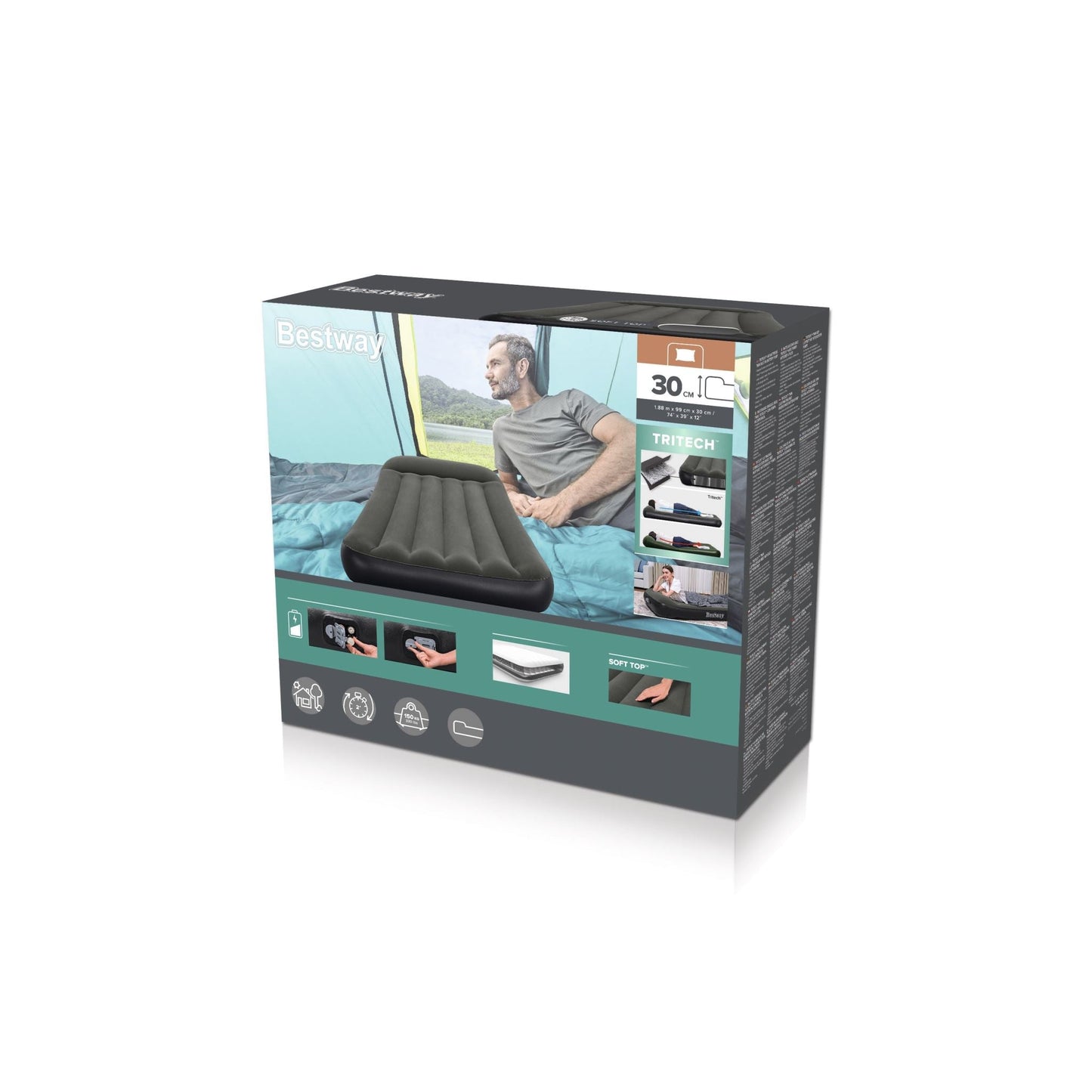 Bestway Tritech Air Mattress Twin