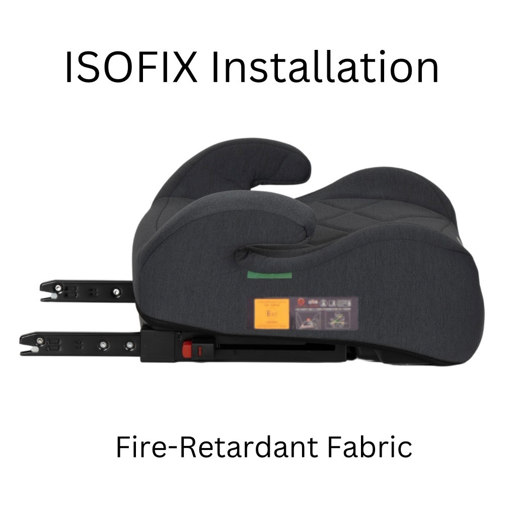 ClickSecure i-Size R129 Half Booster Seat with ISOFIX and Cup Holder