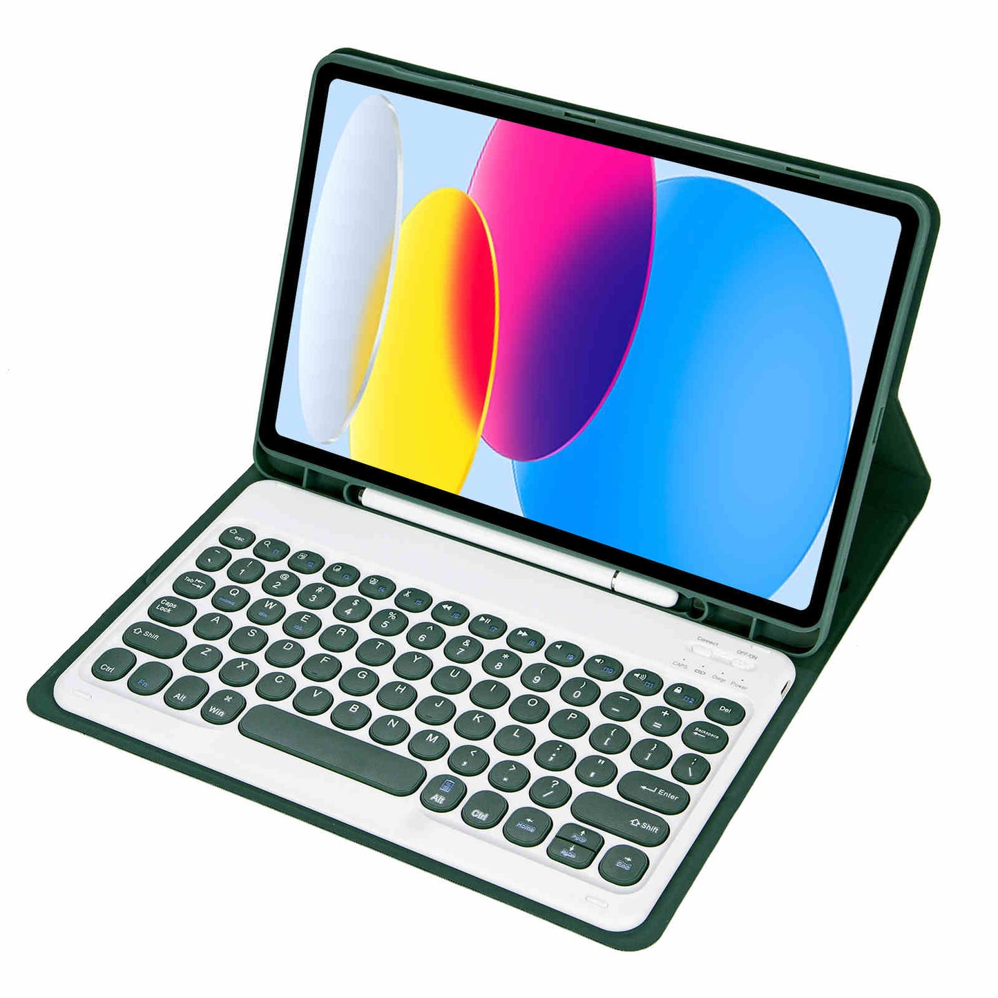 iPad 10th Gen 10.9, iPad 11 (A16 2025) Keyboard Case - Green