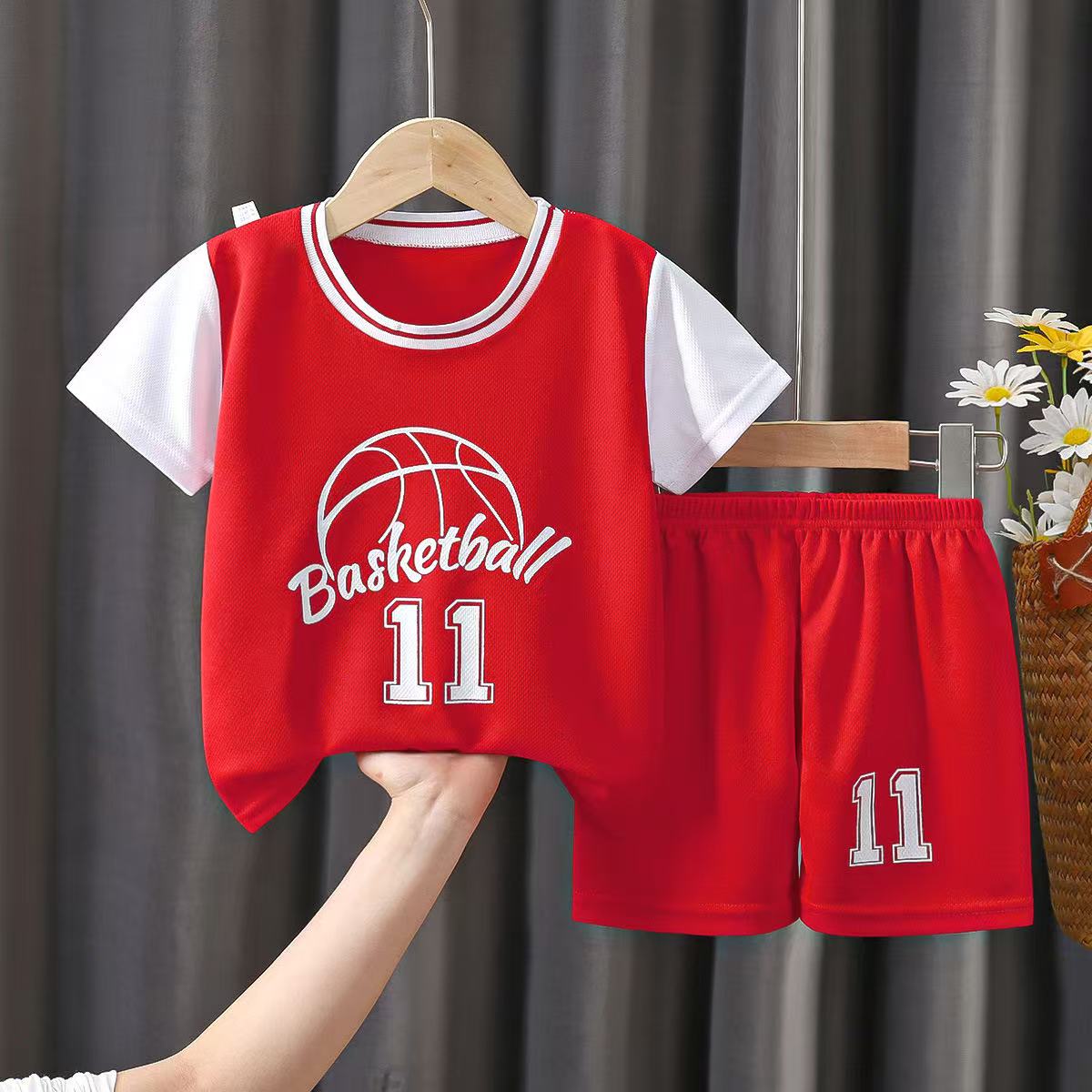 Kids Sportswear Matching Set – Basketball & Netball Style