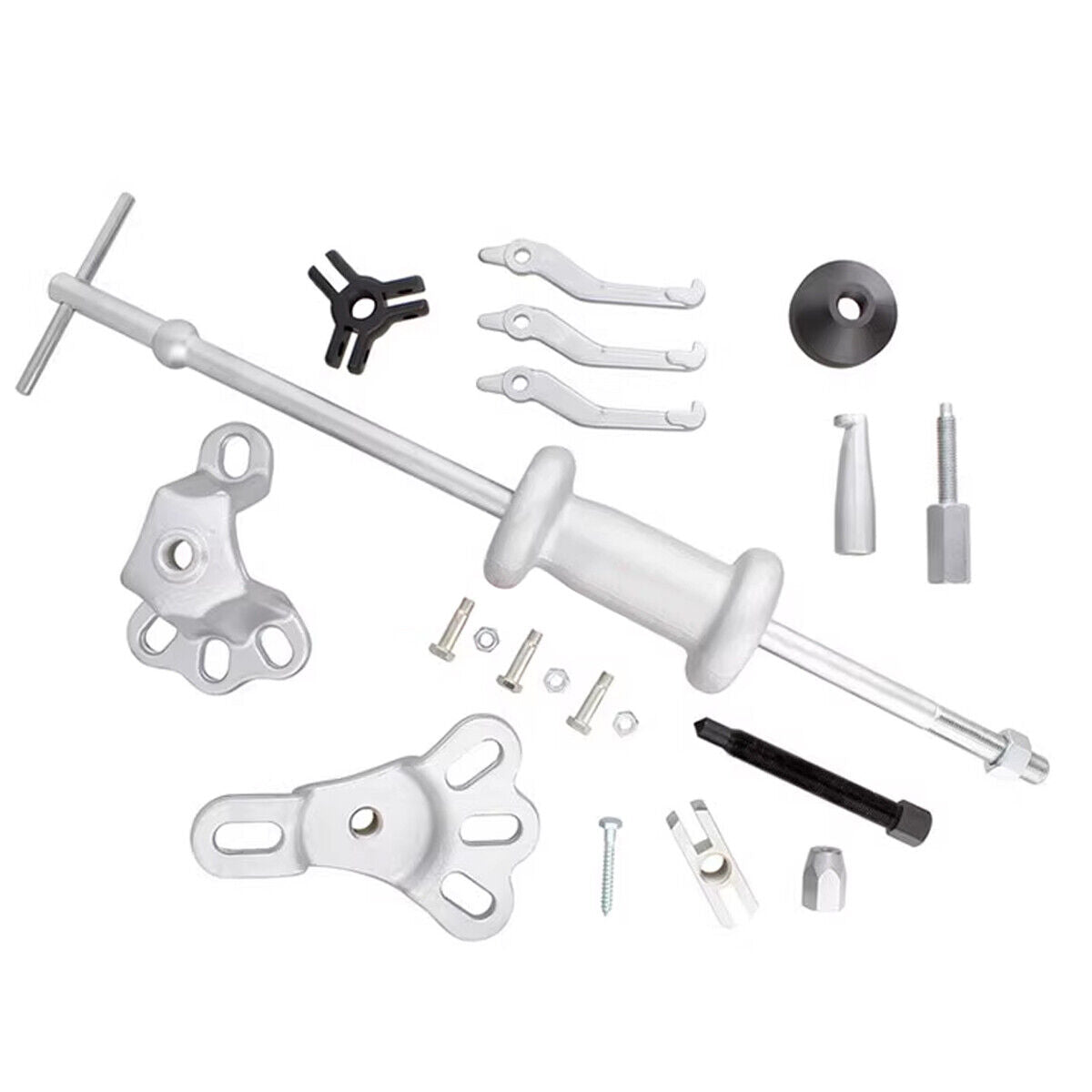Slide Hammer Dent Puller Tool Kit Wrench Adapter Axle Bearing Hub Auto Set