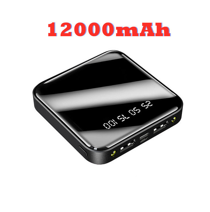 12000mAh Power Bank Type C Universal 2USB Charge Portable Battery Pack