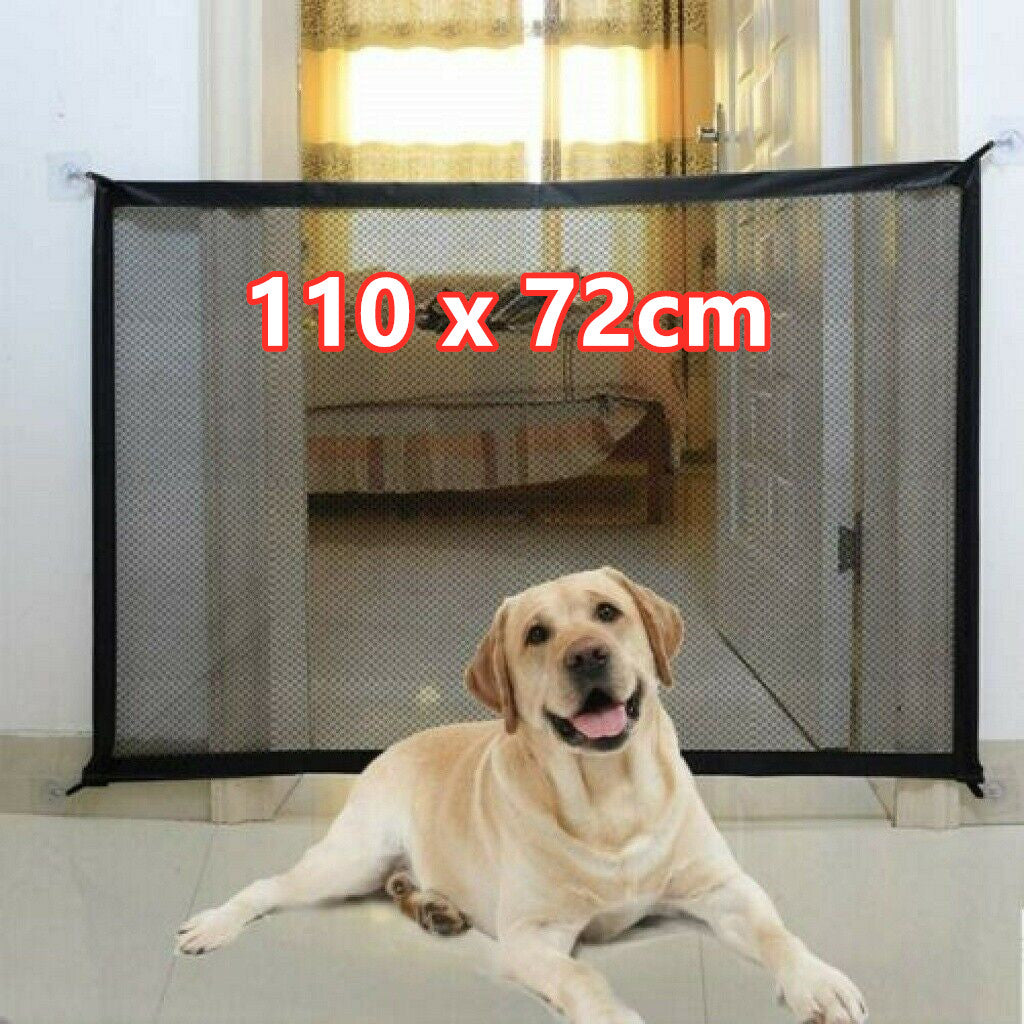 110 x 72cm Pet Gate Mesh Safe Fence Guard Stair Dog Net