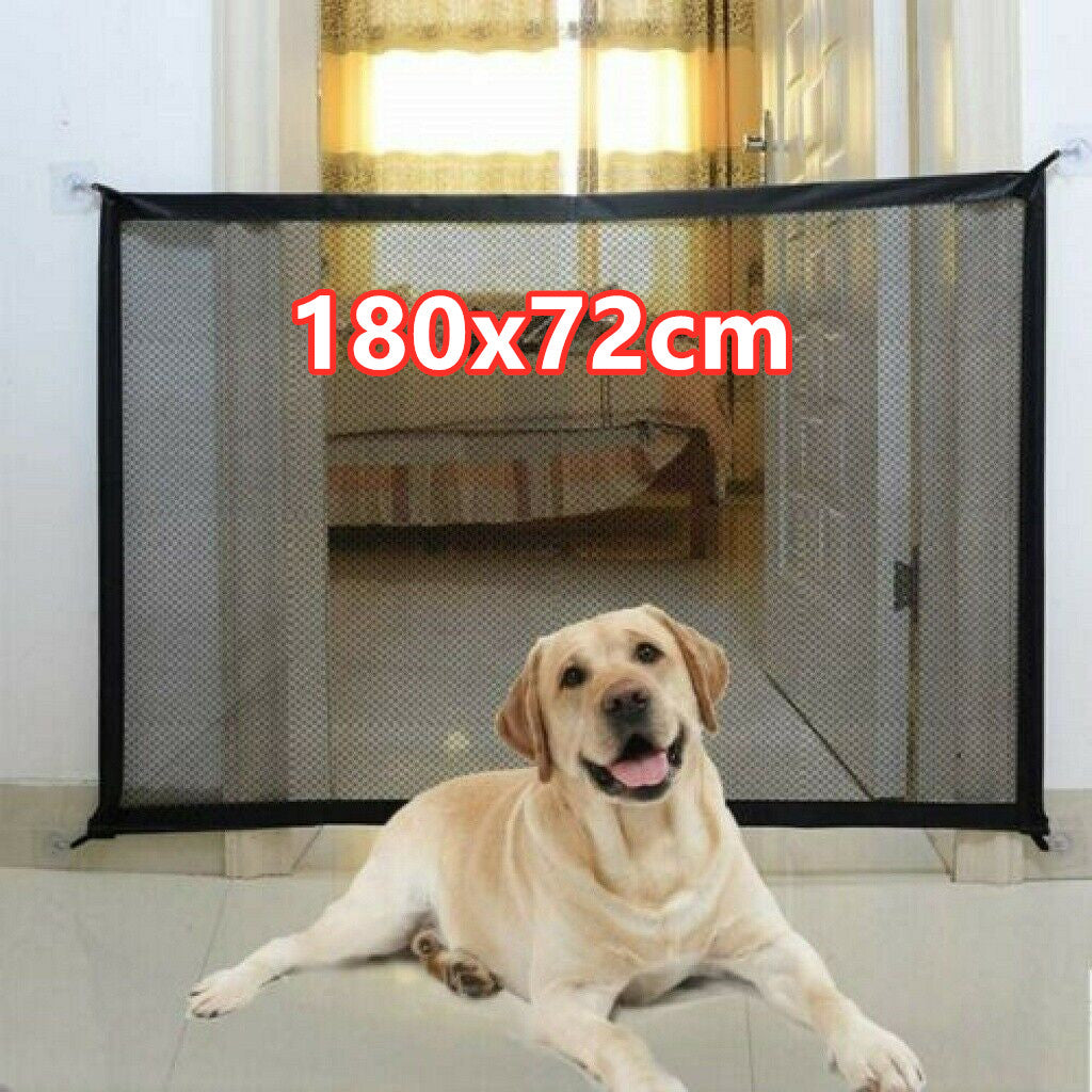 180x72cm Pet Gate Mesh Safe Fence Guard Stair Dog Net