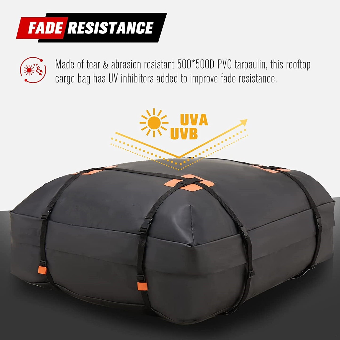 Waterproof Roof Top Rack Bag Cargo Carrier Car Luggage Storage Outdoor