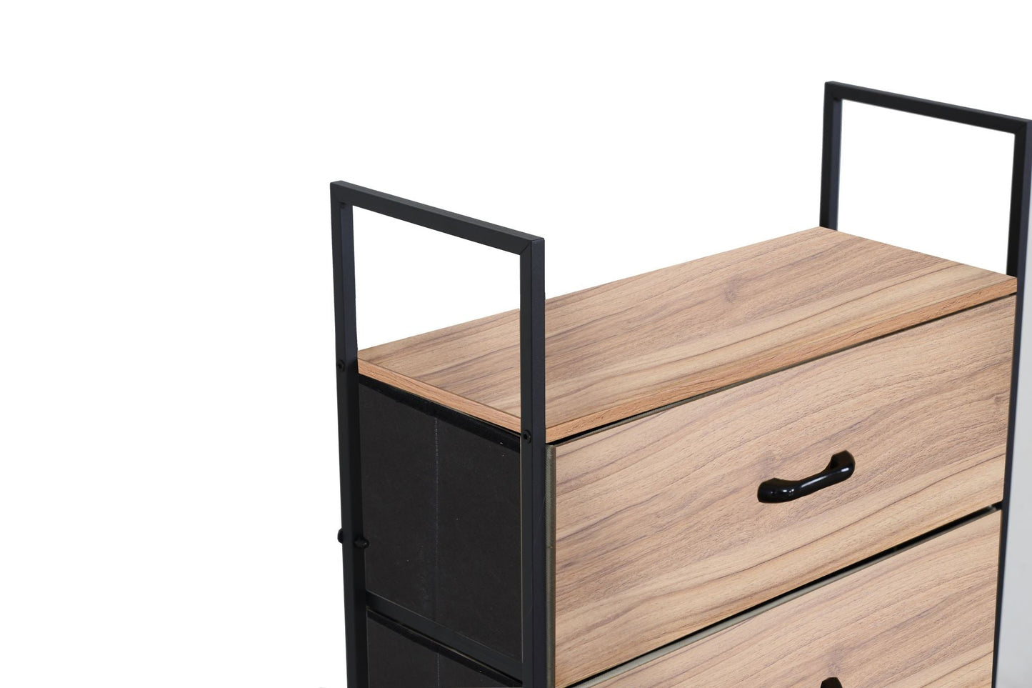 Bedside Table with 4 Drawers