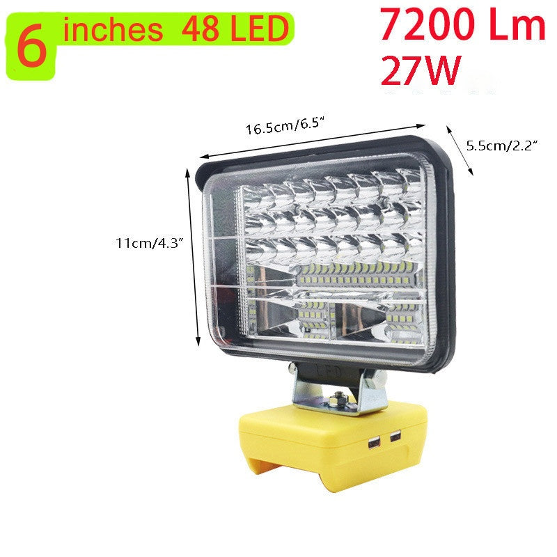 5inch LED Work Light for DeWalt Battery - salelink.co.nz