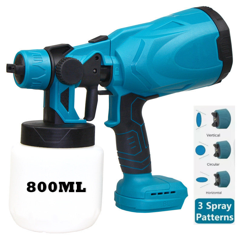 Cordless High Pressure Spray Gun Paint Sprayer Fits Makita 18V Battery - salelink.co.nz