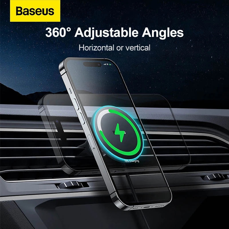 Fast Charging Wireless Car Charger For iPhone