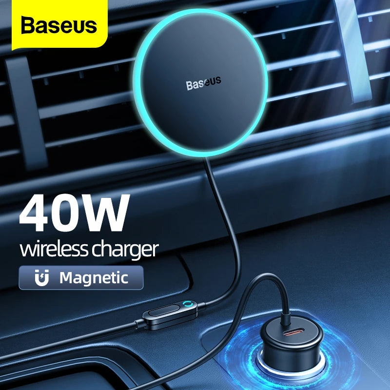 Fast Charging Wireless Car Charger For iPhone