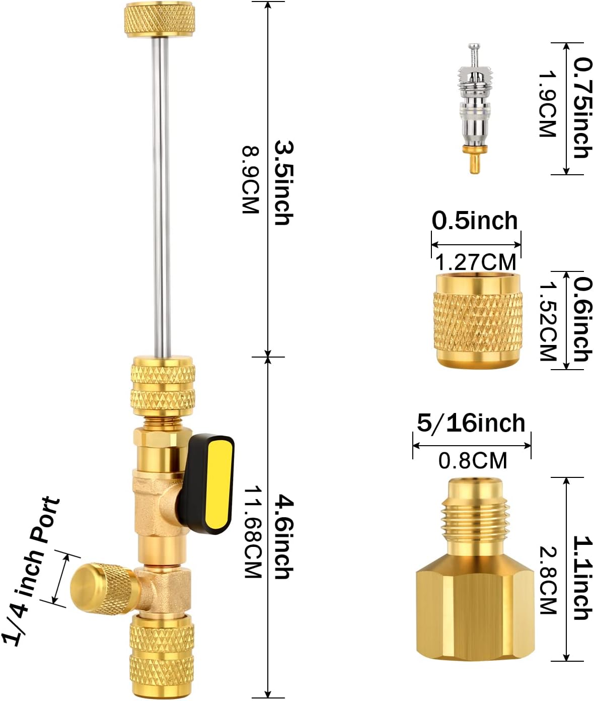 32PCS Valve Core Remover Installer Tool