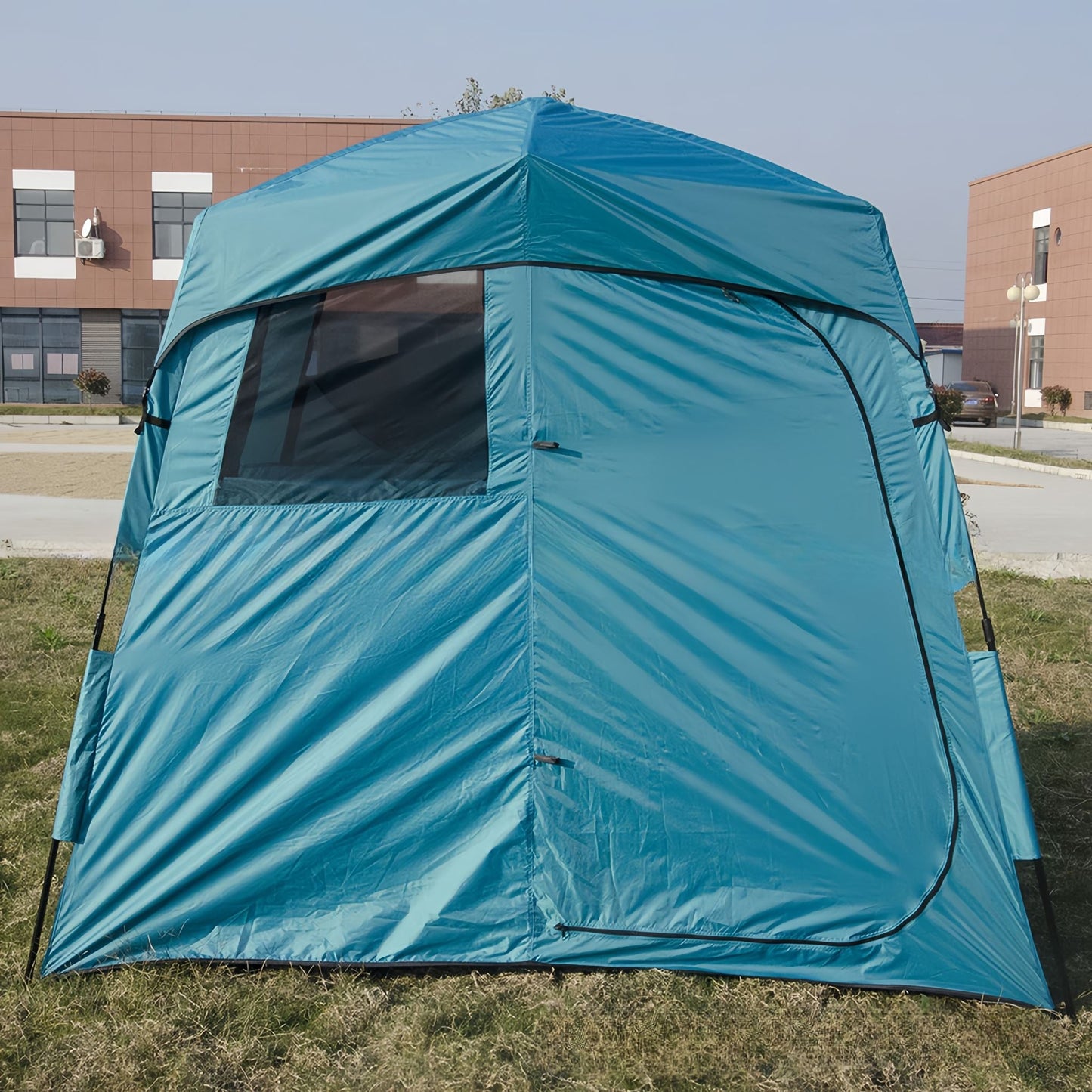 Double-Room Camping Shower Toilet Tent