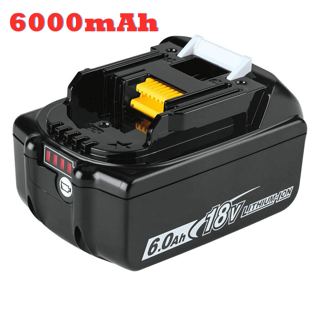 For Makita 18V 6.0Ah 6000mAh BL1830 BL1840 BL1850 BL1860 Lithium Battery