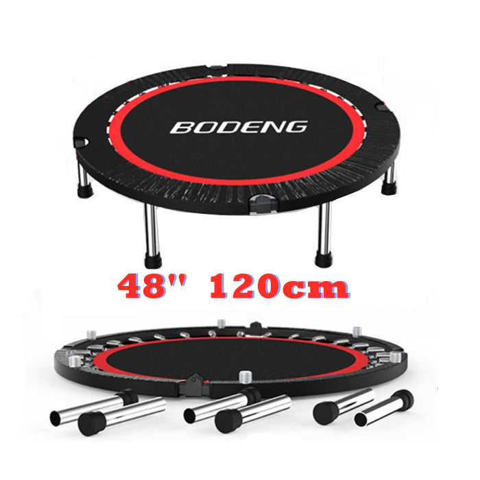 48'' Trampoline Folding Fitness Exercise Rebounder - salelink.co.nz