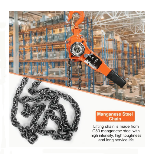 1T Steel Heavy Duty 3M Lever Block Chain Hoist