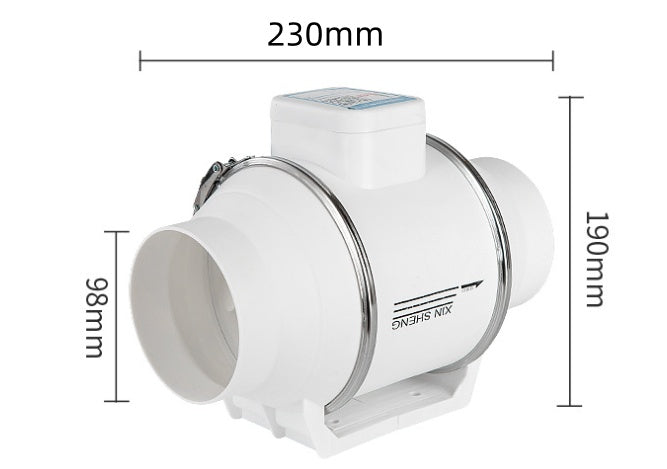 4inch Inline Extractor Fan Exhaust Duct - salelink.co.nz