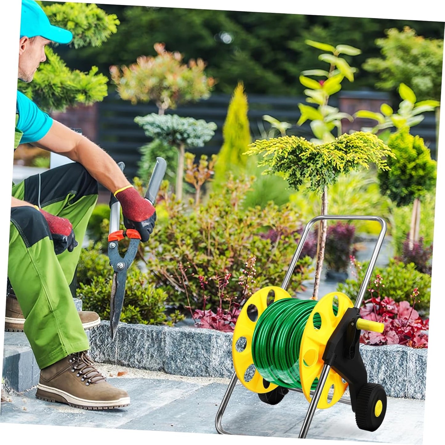 Garden Hose Reel Cart