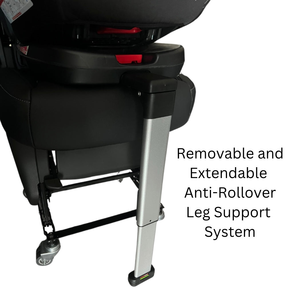 Classic 360 Rotating and Convertible Car Seat with ISOFIX and Leg Support - BLACK