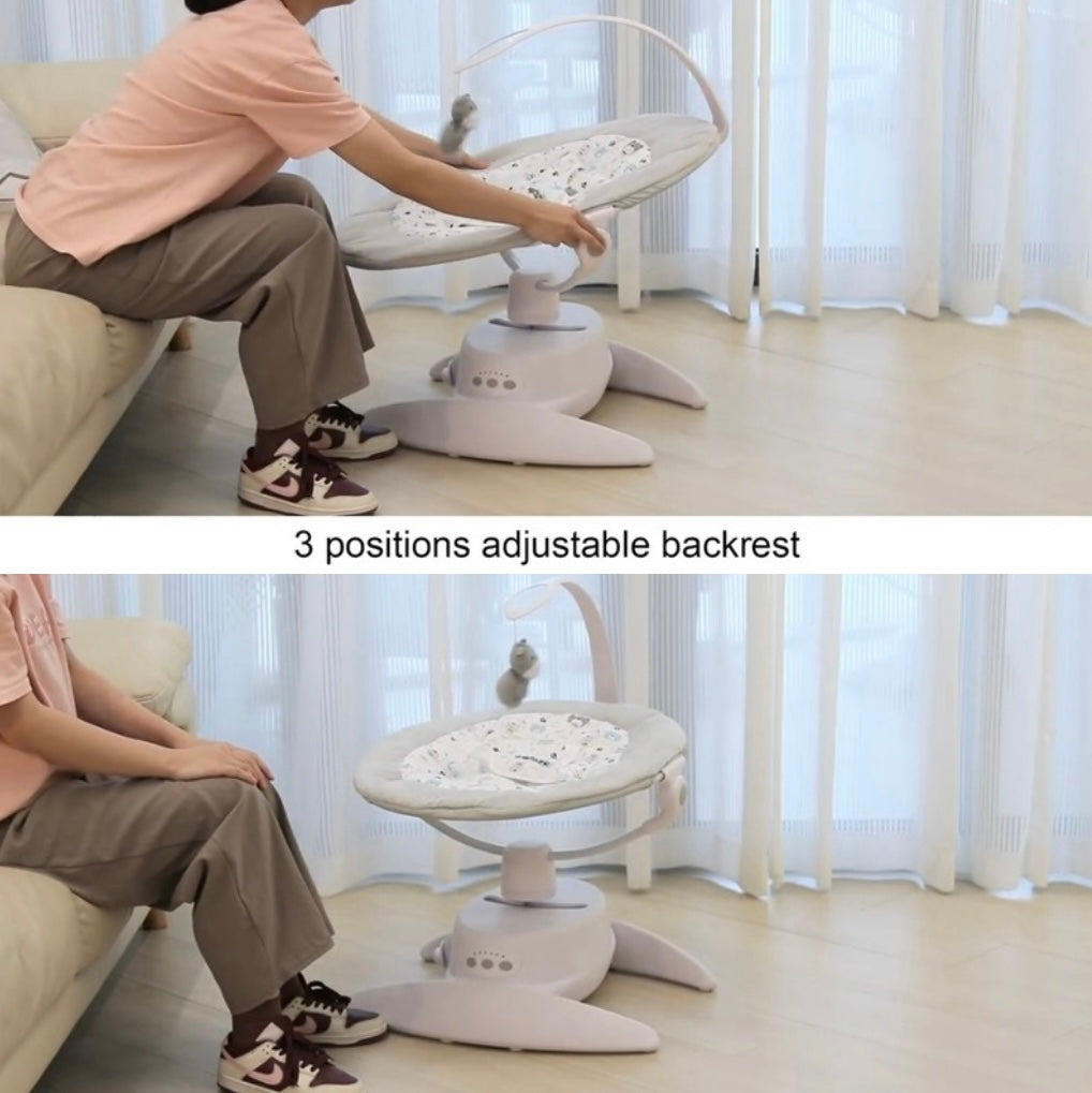 The Orbit 3D Advanced Baby Swing Rocker Soother Seat- Khaki