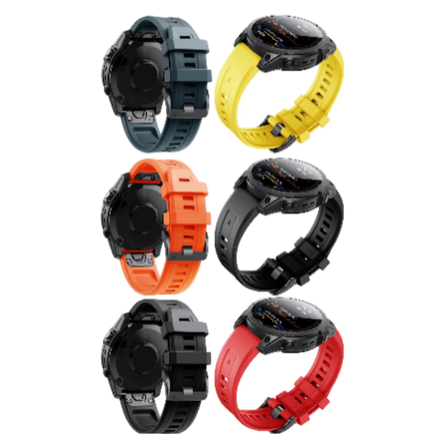 QuickFit Silicone Strap for the Garmin Approach S62 (available in 12 colours)