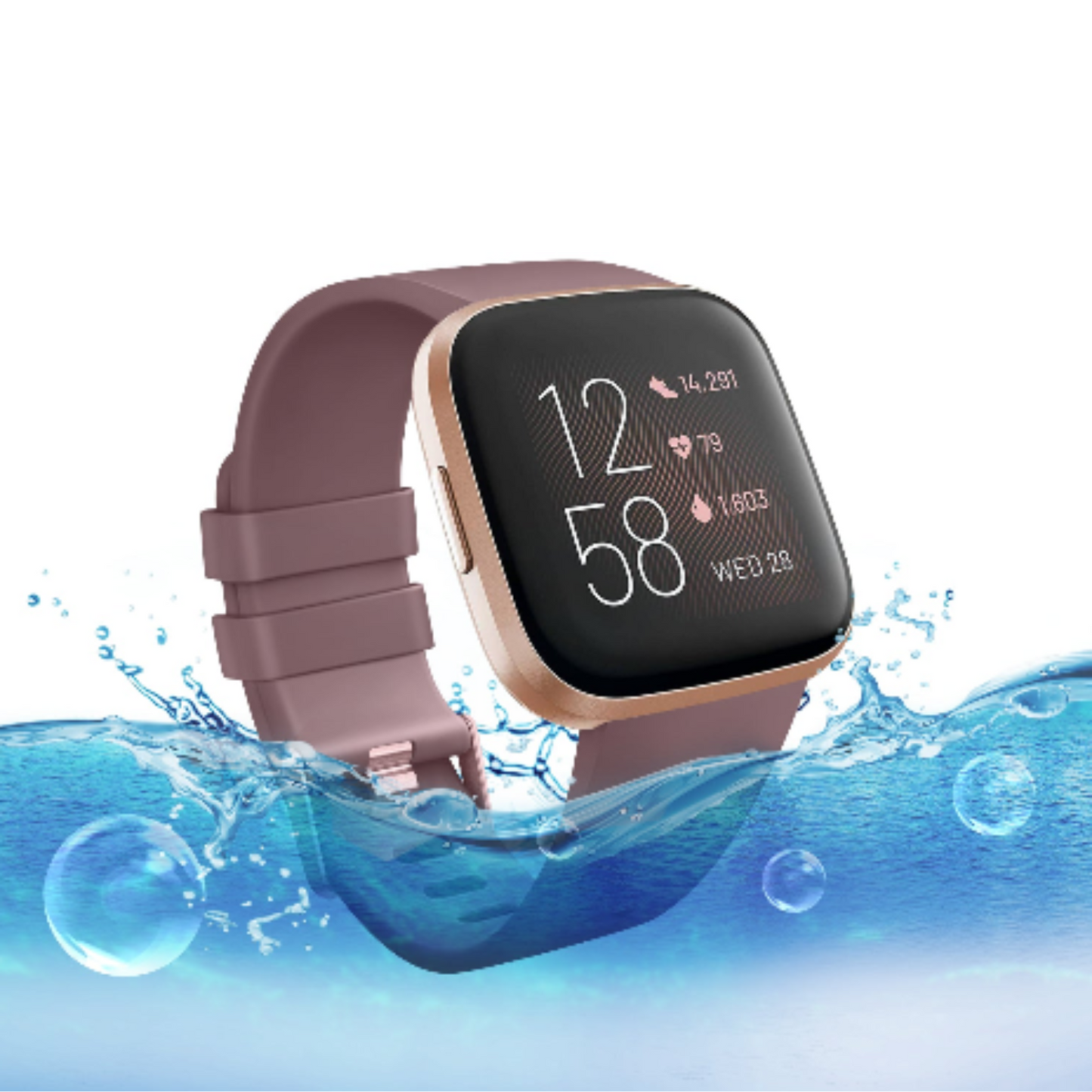 Soft Silicone Sport Band for the Fitbit Versa Lite (available in 26 colours)