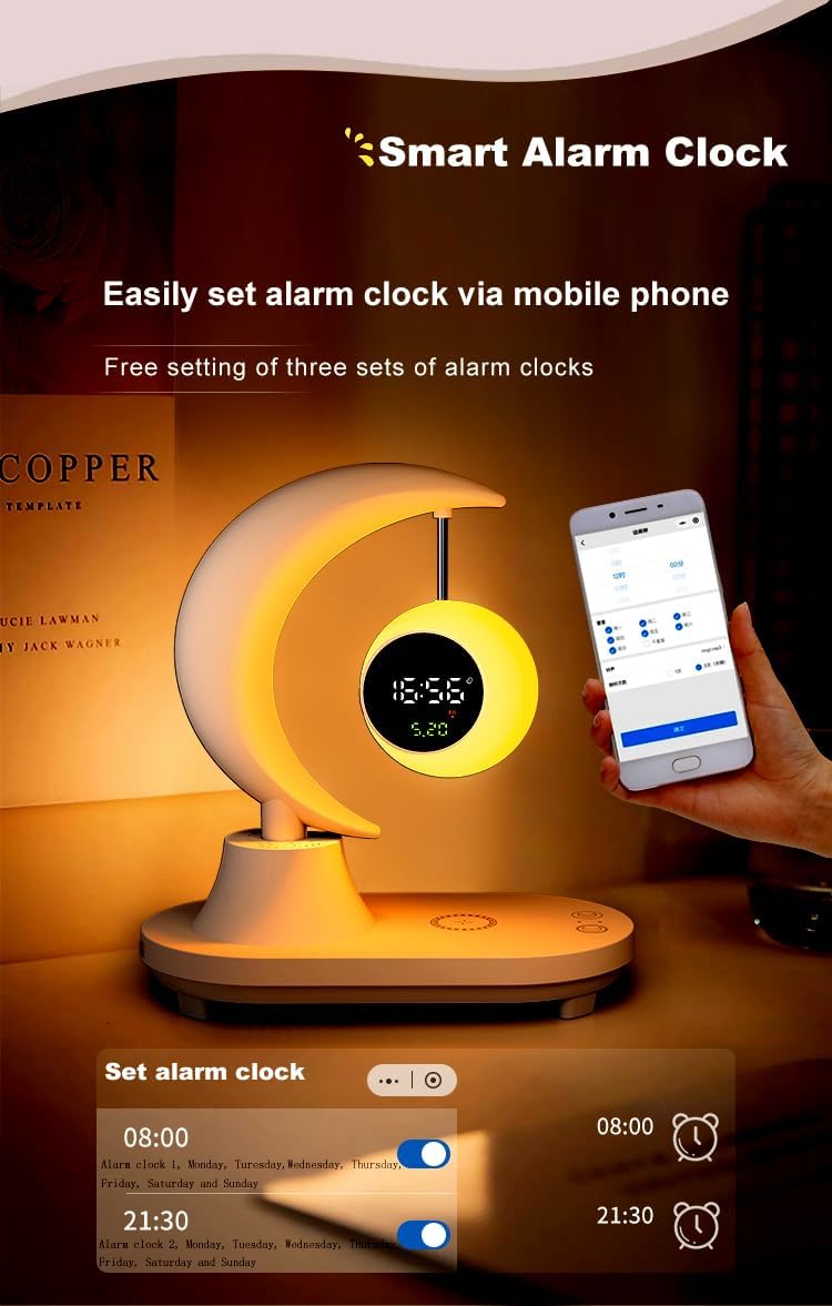 Smart Desk Lamp Wireless Charger
